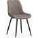 Stool on a metal frame Seda metal/velor, white/latte 50x56x82 cm