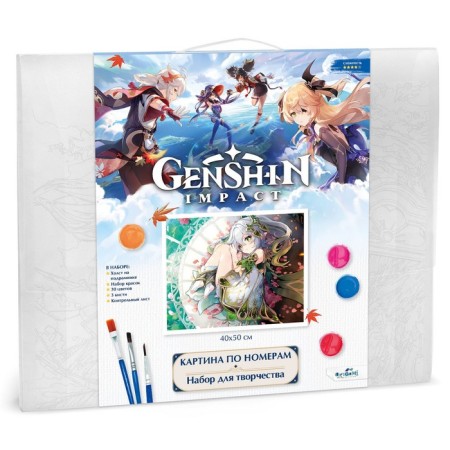 Picture for coloring by numbers "Geneshin. Nakhida ", 40 × 50 cm