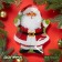 Glass Serving Dolyana "Santa Claus", 19 × 13.5 cm