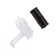 Vibrator Oka-hips, for preludes, finger, embossed, black