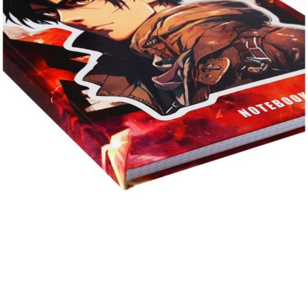 College-wiper in a solid cover 7BC, A4, 120 sheets, anime. Guy, cage block, matte lamination, selective varnish-2