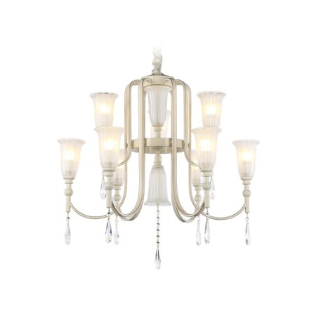 Crystal chandelier with Ambrella Light, Traditional, TR3248, 9HE14, beige, gold