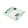 Block with a sticky edge of 75mm x 75mm 50l plastic transparent with cat sparkles