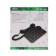 Wired phone Ritmix RT-311, repetition, disconnection of the microphone, indication, black