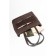 Bag Tout Women, Natural suede, Ludor Brown, 35x11x30 cm