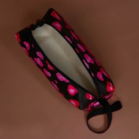 Happy cosmetic bag, artificial leather, 9x15x5.5-5
