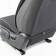 Front seats Car Performance, 2 pcs, alcantara, black-gray