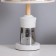 Table lamp "Louise" 1x40W E27 1x5W LED black/smoky 25x25x43cm