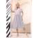 Women's skirt, size 52, gray color
