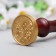 Printing for wax with a wooden handle "Yin -Yang - Roses" 9x3x3 cm