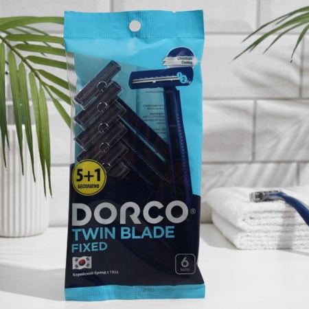 Disposable shaving machine Dorco TD 708, 2 blades, 5+1 pc.