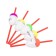 Flot Yaman "drop" through, foam, 2.1 g, color mixt. 5 pcs.