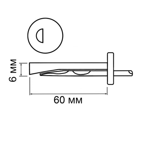 Steelrex anchin-clin, galvanized, 6x60 mm, 4 pcs-2
