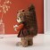 Decor "Squirrel with glasses with a book" 16x15x23 cm