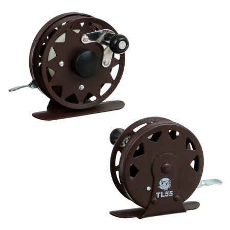 Inertial coil, metal, diameter 5.5 cm, dark brown color, TL55-1