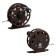 Inertial coil, metal, diameter 5.5 cm, dark brown color, TL55