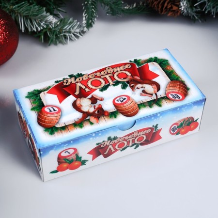 Russian lotto, table "Happy New Year", 24 cards, 8 x 18 cm-2