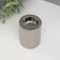 Ceramics candlestick per 1 candle "drops of water" d = 4 cm silver 6.5x6.5x8 cm
