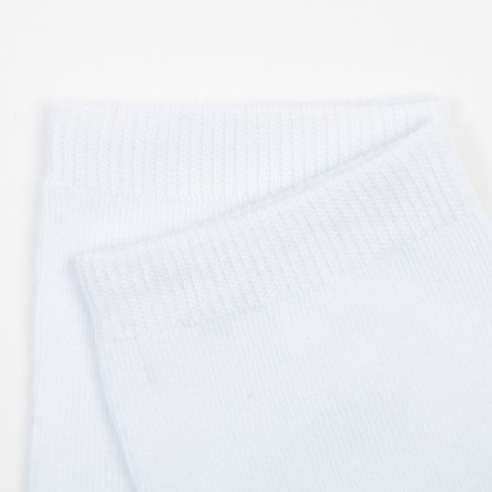 Women's socks, white color, size 23-25-2