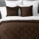 Set "Trust": a cover of 230 x 250 cm, pillowcases 45 x 45 cm - 2 pcs, brown