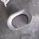 Sulperion Teddy, 86x54x37 cm, furniture fabric, size m, gray