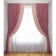 Set of curtains "Latur", size 170 x 270 cm, pink / light - pink