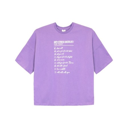 Female T -shirt, size 52, lilac color-3