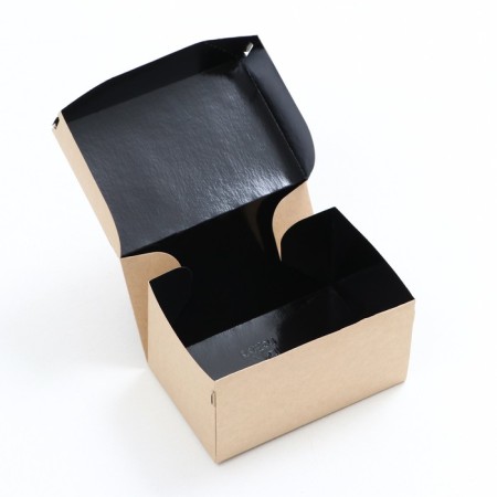 Packaging for products, with black lamination, 15 x 10 x 8.5 cm