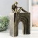Polystone souvenir "Two on the arch" under metal 19.2x8.7x30.4 cm