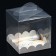 Confectionery box, chest, packaging, “marble”, 11 x 11 x 11 cm