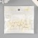 Beads for creativity plastic "lamb pearl cube" set of 25 pcs 1x1x1 cm
