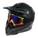 Mask glasses for riding, glass blue-violet chameleon, bomber, OM-26
