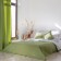 Scande blanket, size 220x240 cm, green color