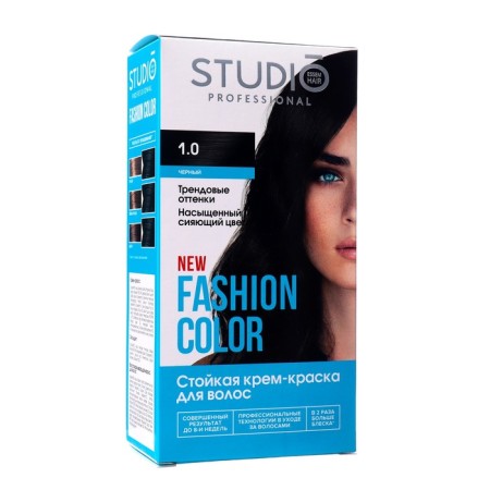 Persistent hair dye Fashion Color Studio Profeshnl, Black, 0.1, 115 ml