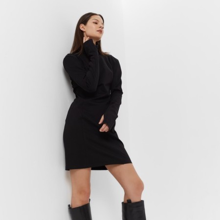 Women's dress (case) minku: Partydress color black, size 44-5