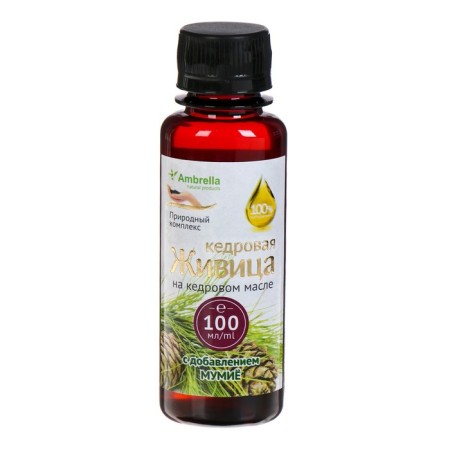 Cedar lifting in cedar oil with Mumiyo, 100 ml.-1