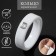 Ring Ceramics "Illusion", 6 mm, white color, 20 size