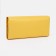 Women's wallet on magnets, yellow color