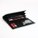 Women's wallet on magnet, green color