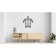 Wall panel made of wood, prefabricated model, Ewa Design, sea turtle