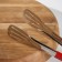 Forceps kitchen shares "brightness", 201 steel, 24 × 4.5 cm, red color
