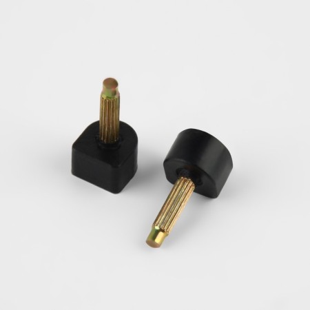Heels for heels, 9 × 10 × 6 mm, 2 pcs, black color-1