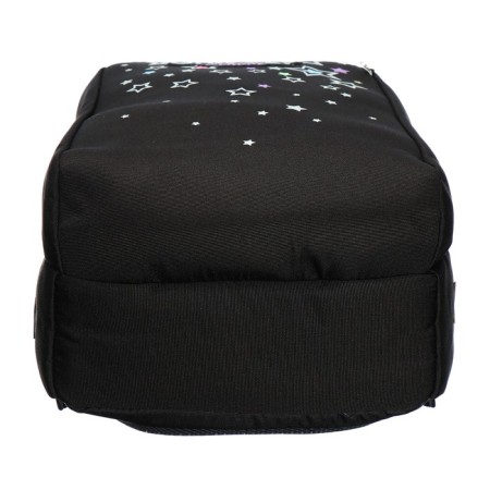 School backpack, 39 x 26 x 17 cm, Grizzly, "starfall", ergonomic back, black-6