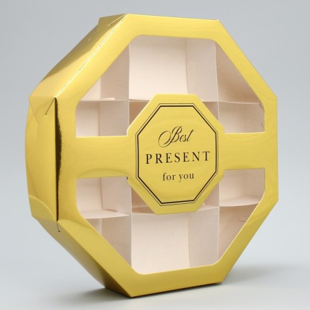 Confectionery box, packaging, "Best Present", 29 x 29 x 5 cm-1