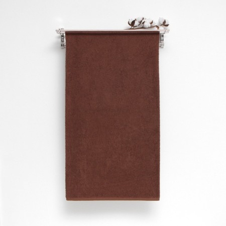 Terry towel GK 70x130cm, brown 360g/m, HL100%