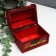 Casket wood chest with a “forget -me -not handle” 7.3x9.5x7.5 cm