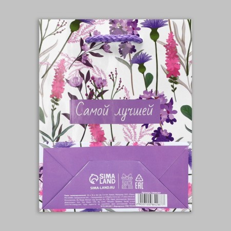 Gift Package laminated, packaging, “the best”, s 12 x 15 x 5.5 cm-7