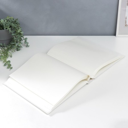 Photo album 50 paper sheets 29x32 cm. "Classic. White"-2