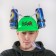 Helmet with holes for banks "real man"