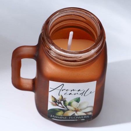 Candle in the jasmine bank, jasmine, height 7.3 cm-5